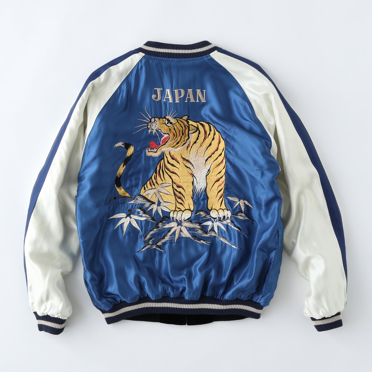 GL15482AK / VELVETEEN × ACETATE SOUVENIR JACKET (REVERSIBLE SIDE)