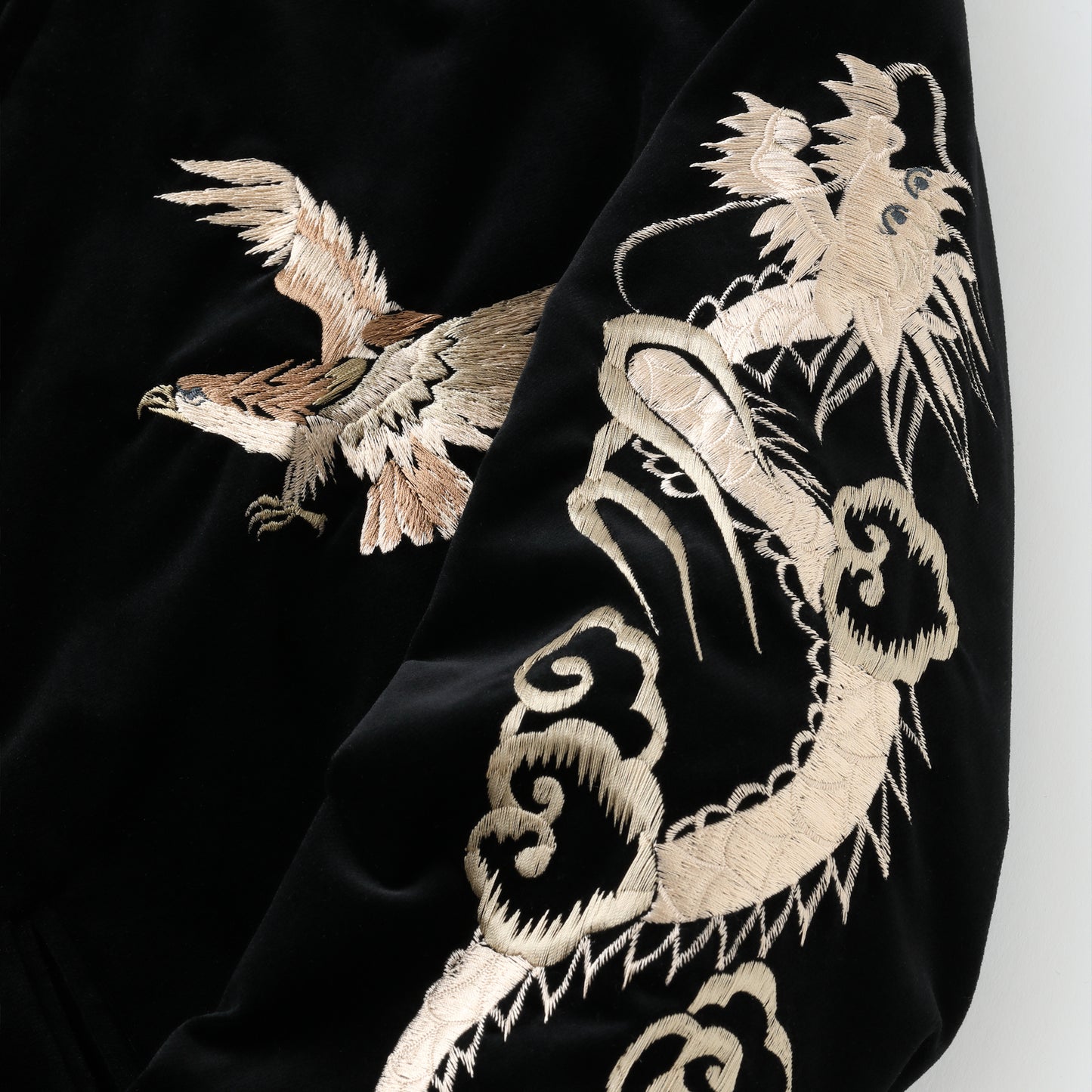 GL15482AK / VELVETEEN × ACETATE SOUVENIR JACKET