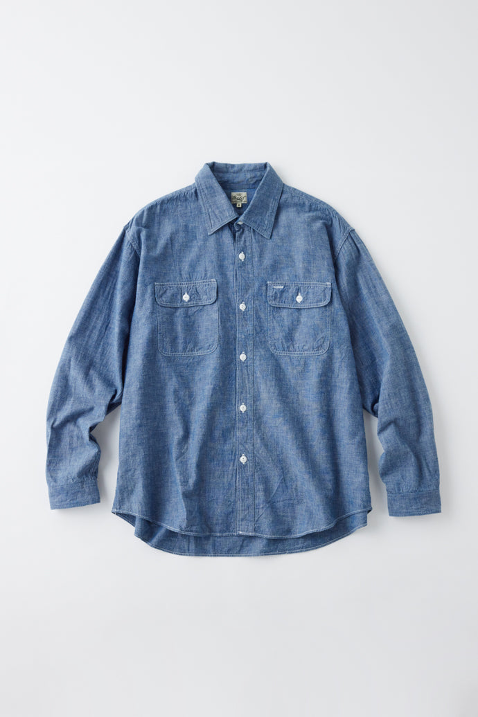 GL29141 / BLUE CHAMBRAY WORK SHIRT