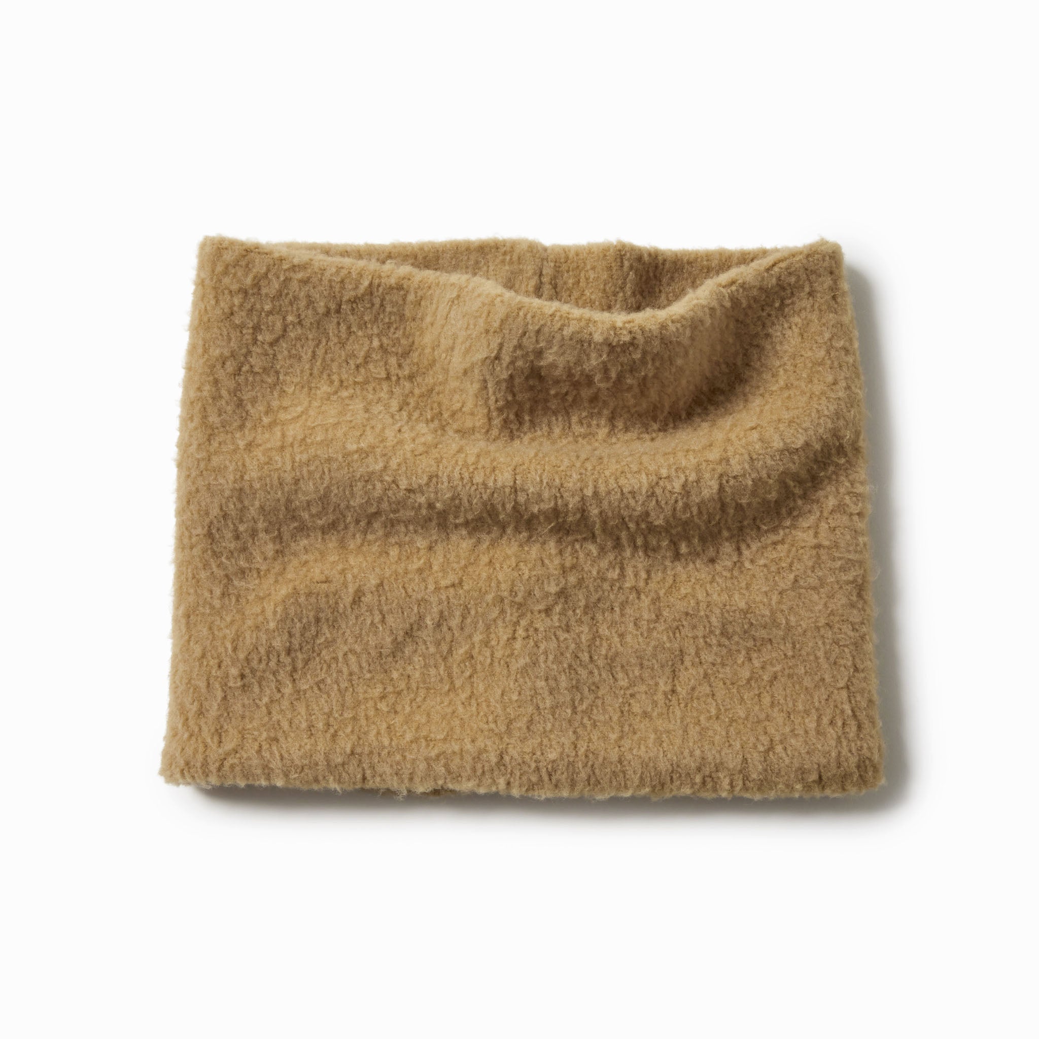 GL02858 / WOOL SUPER 140's FLEECE NECK WARMER – gold