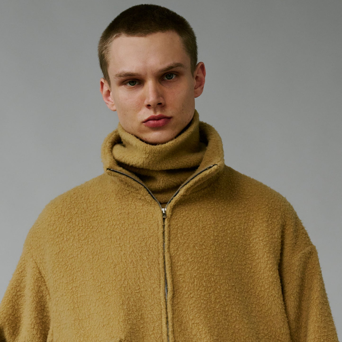 2025年11月1日入荷予定 / GL02858 / WOOL SUPER 140's FLEECE NECK WARMER