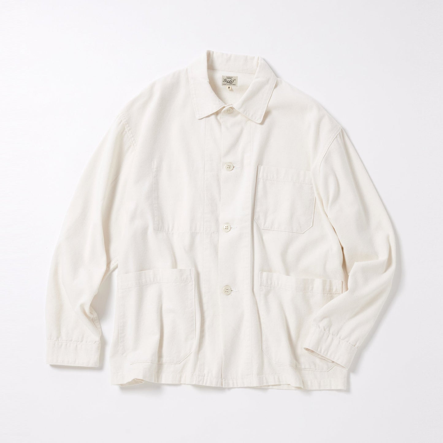 GL15474 / COTTON × SILK NEP DUCK WORK JACKET