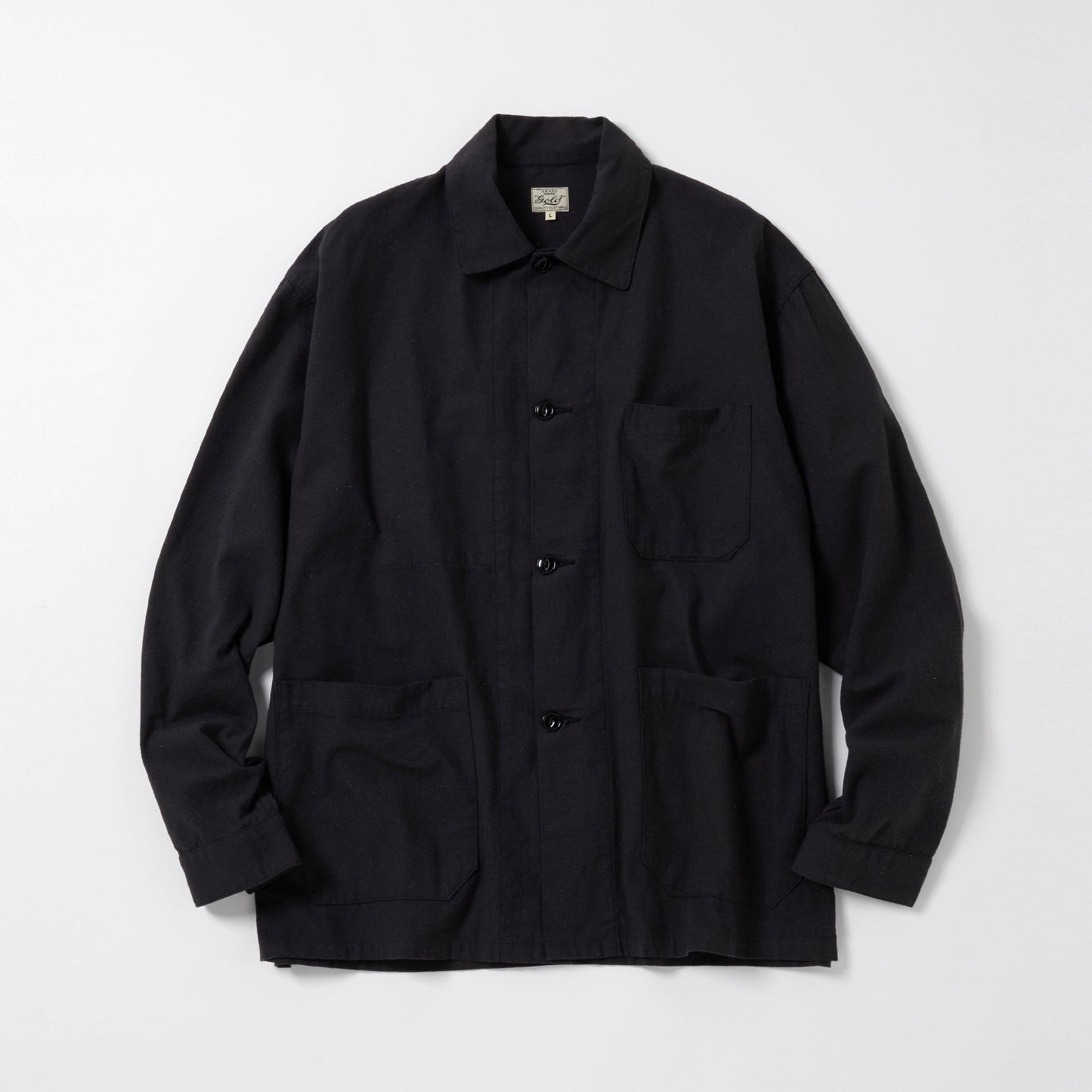 GL15474 / COTTON × SILK NEP DUCK WORK JACKET