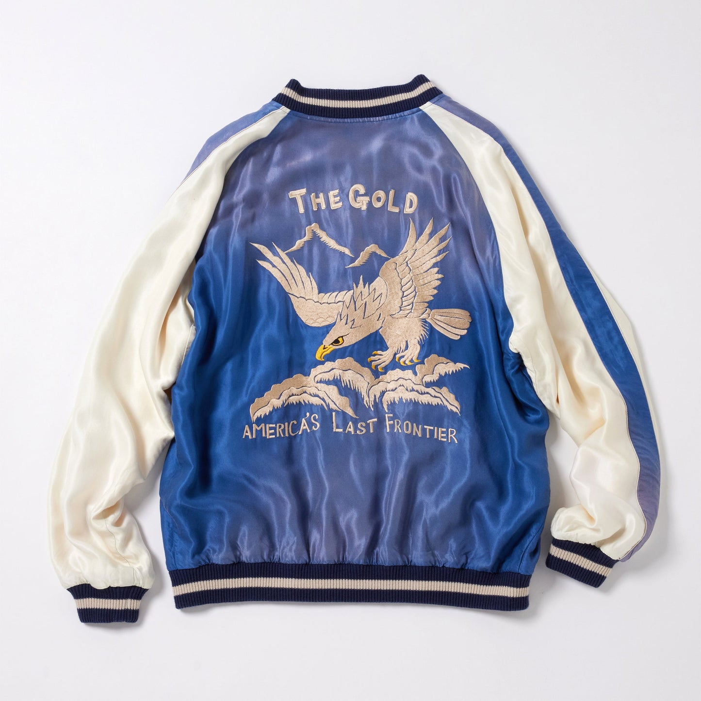 GL15481 / ACETATE SOUVENIR JACKET "ALASKA" (AGING MODEL) (REVERSIBLE SIDE)