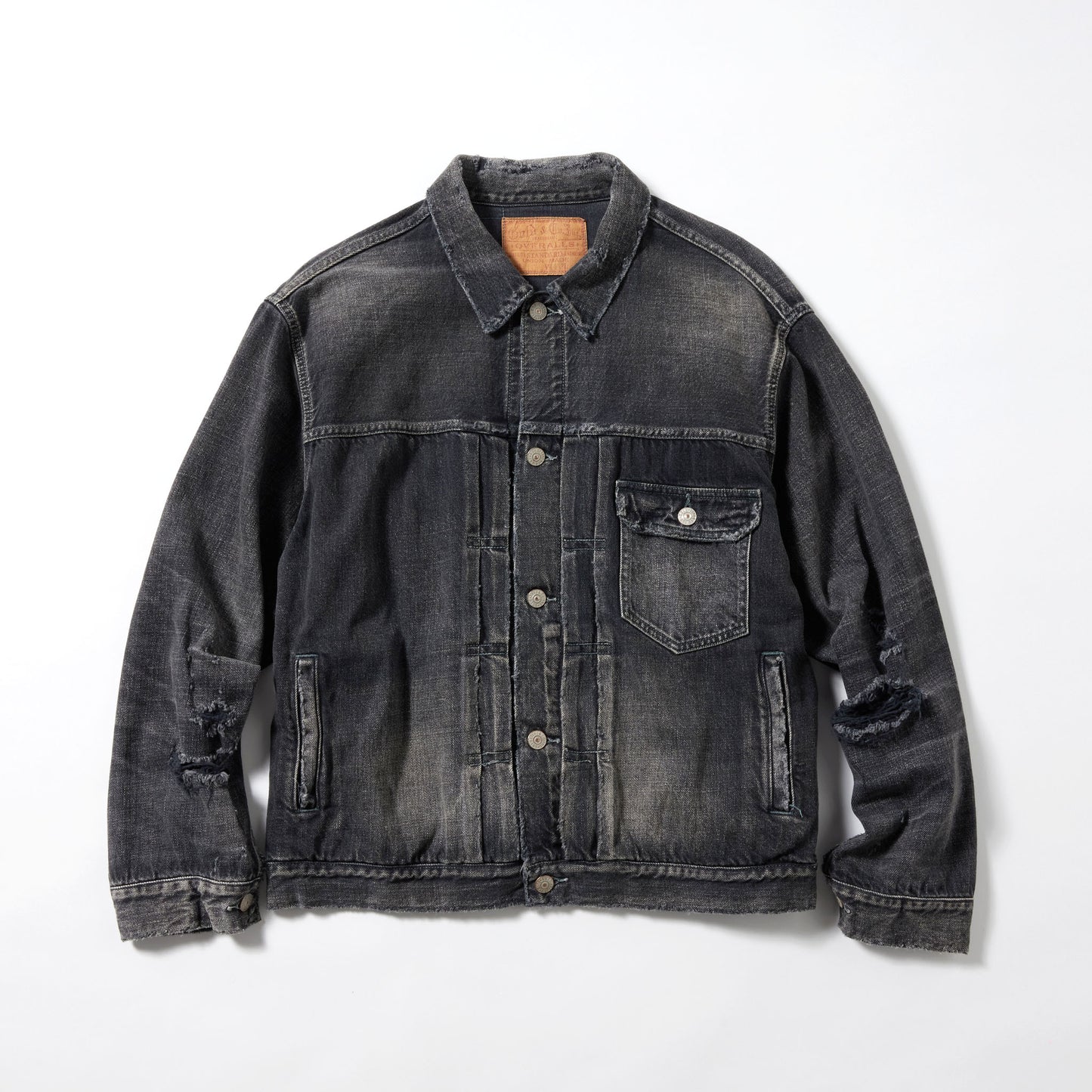 2024年10月18日発売 / GL15558H / RECYCLED WASTE SUVIN COTTON YARN 11.5oz. DENIM PLEATED BLOUSE VINTAGE WASHED