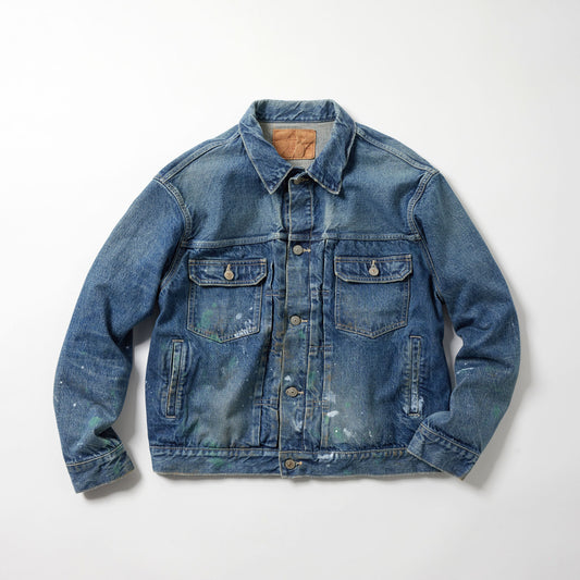 2025年4月26日発売 / GL15674H / RECYCLED WASTE SUVIN COTTON YARN 14oz. DENIM JACKET VINTAGE WASHED