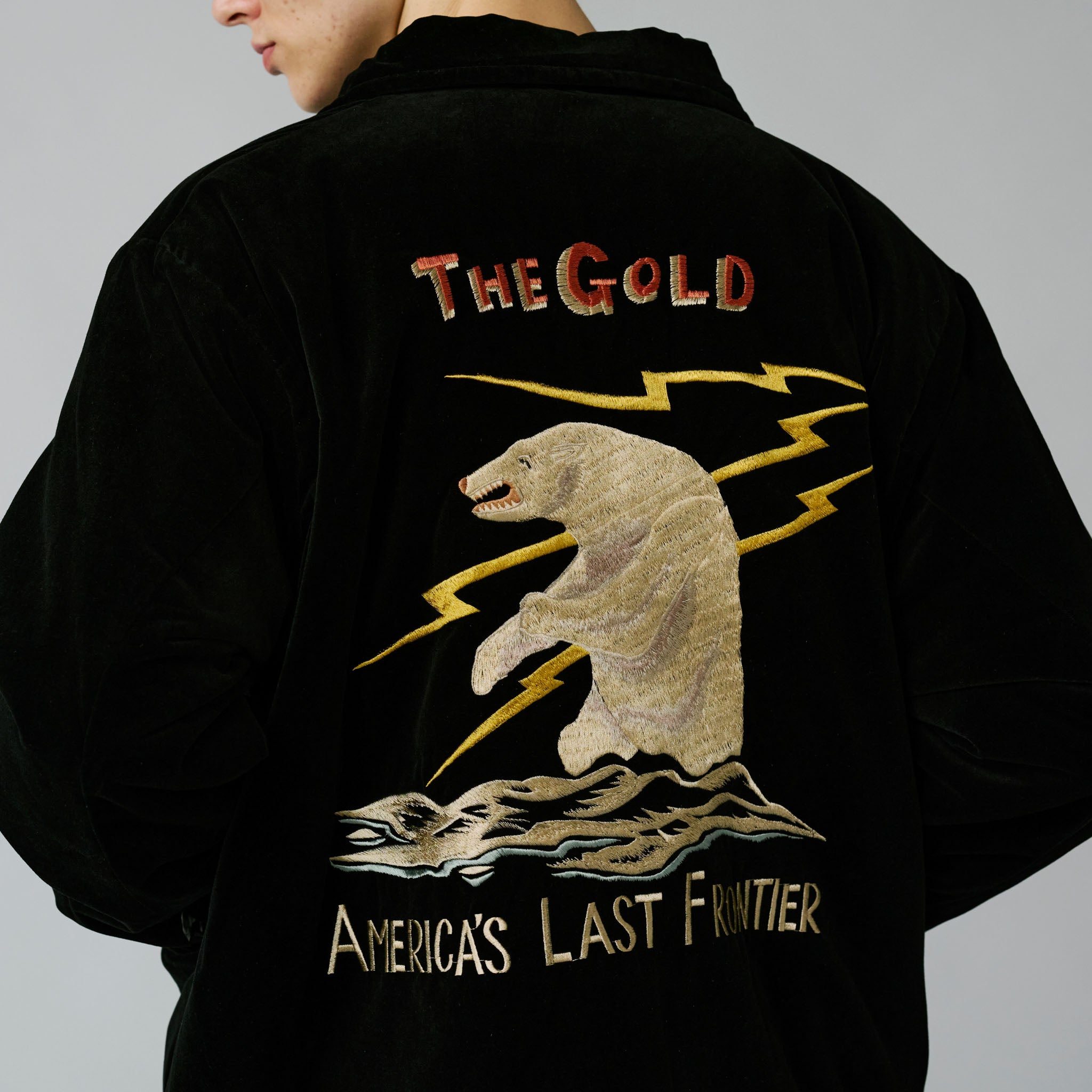 GL15678 / VELVETEEN ALASKA JACKET – gold