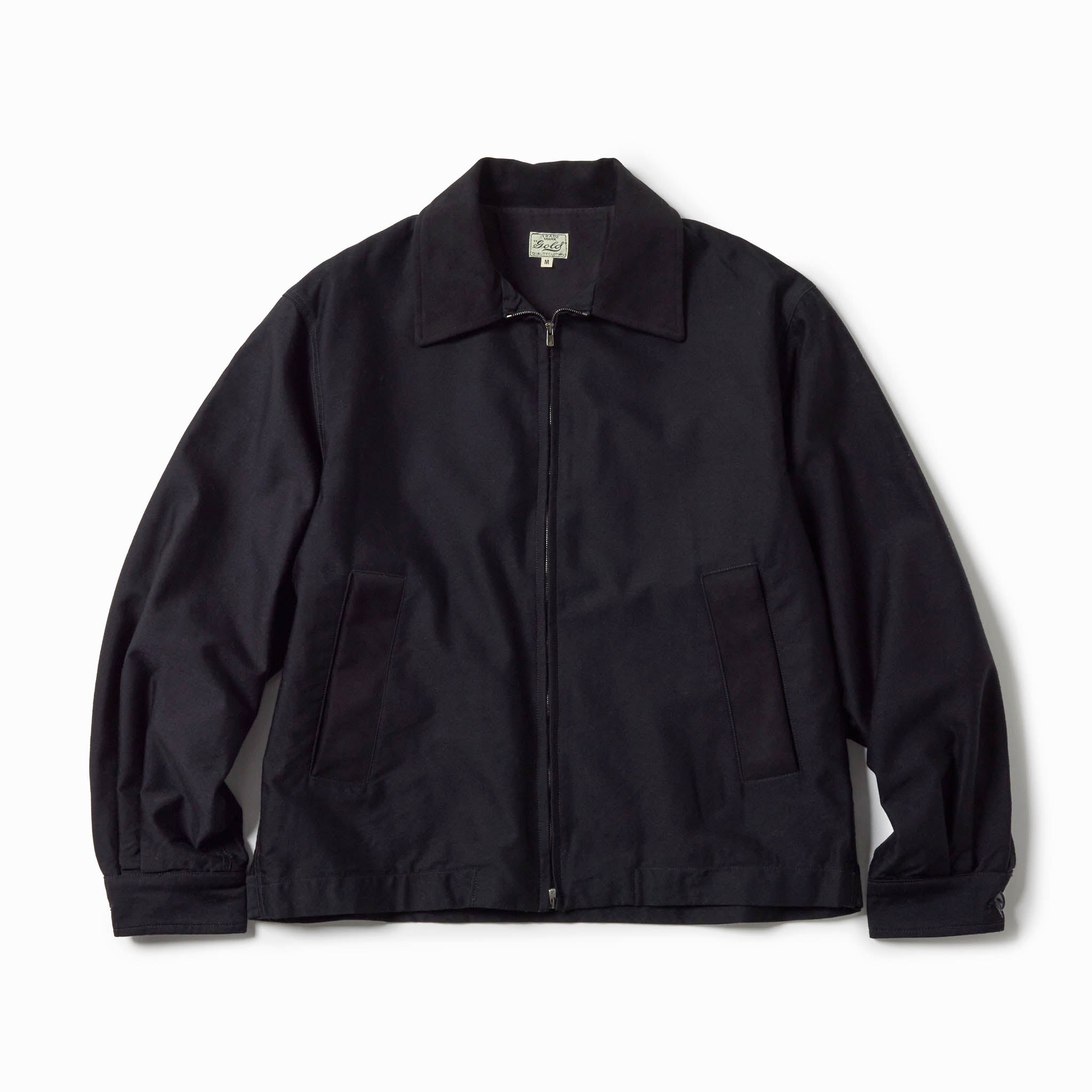 GL15729 / WOOL COTTON MOLESKIN SPORTS JACKET – gold
