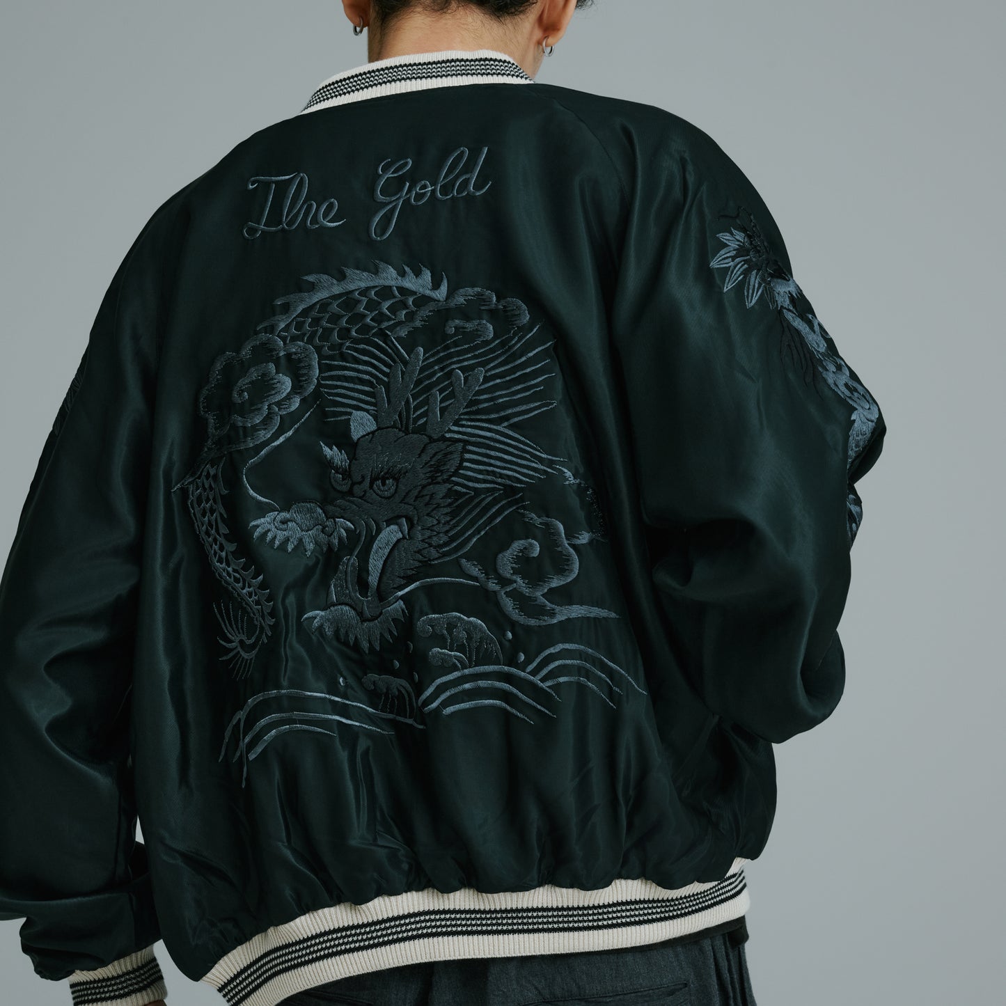 GL15852 / ACETATE SOUVENIR JACKET "DRAGON"