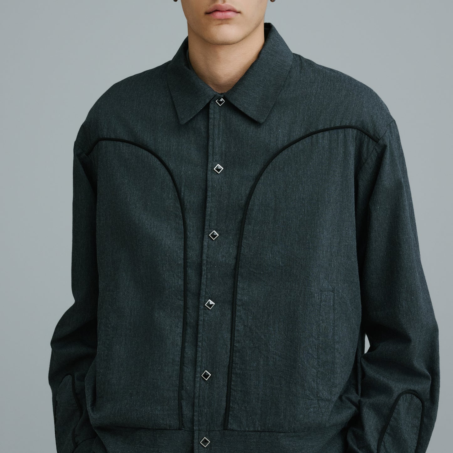 GL15854 / COTTON ×SILK NEL WESTERN JACKET