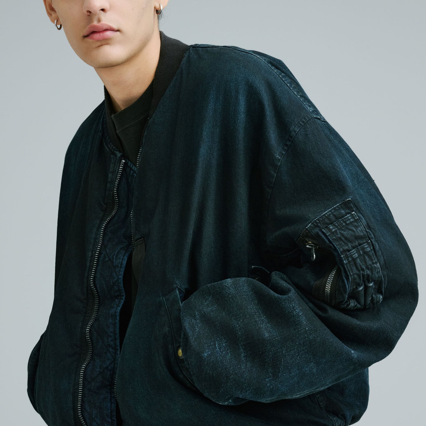 2026年1月2日入荷予定 / GL15855H / CLIMASHIELD PADDING 10oz. DENIM MA-1 PIGMENT PAINTED