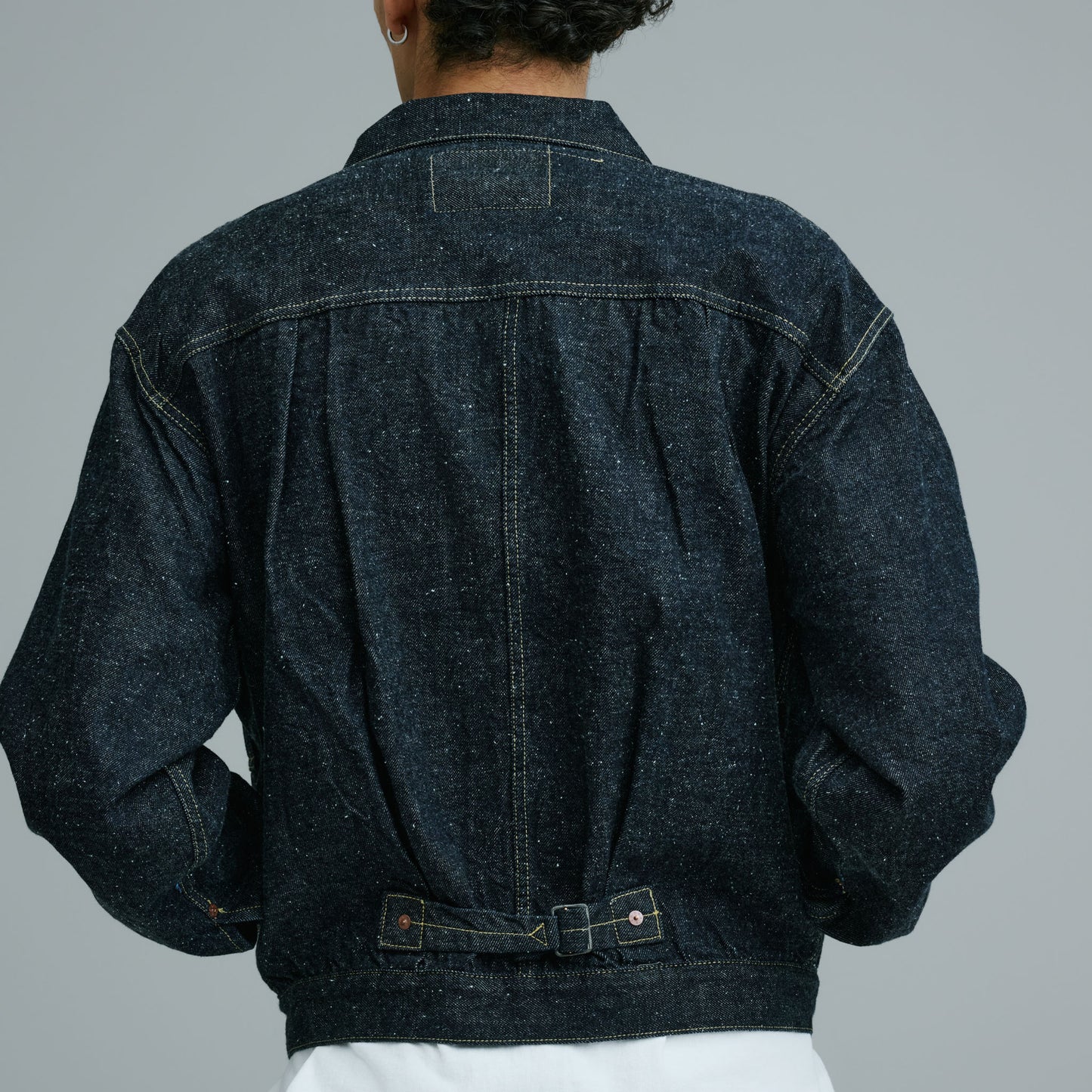 2026年1月2日入荷予定 / GL15860 / RECYCLED WASTE SUVIN COTTON YARN 11.5oz. DENIM BLOUSE WWⅡ MODEL