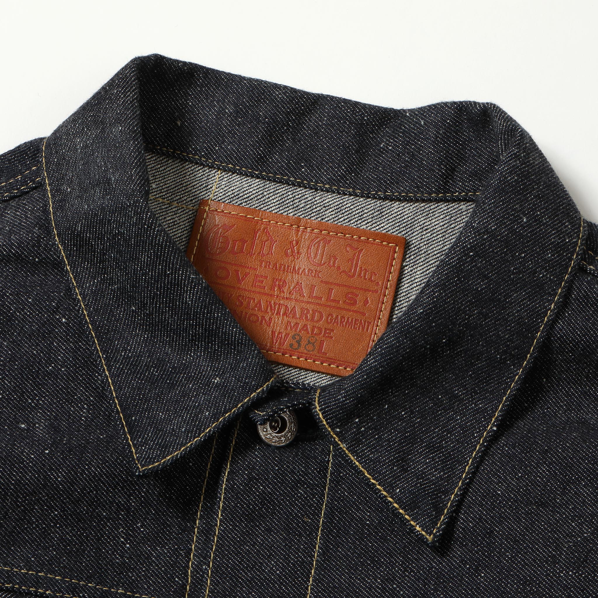 GL15860 / RECYCLED WASTE SUVIN COTTON YARN 11.5oz. DENIM BLOUSE