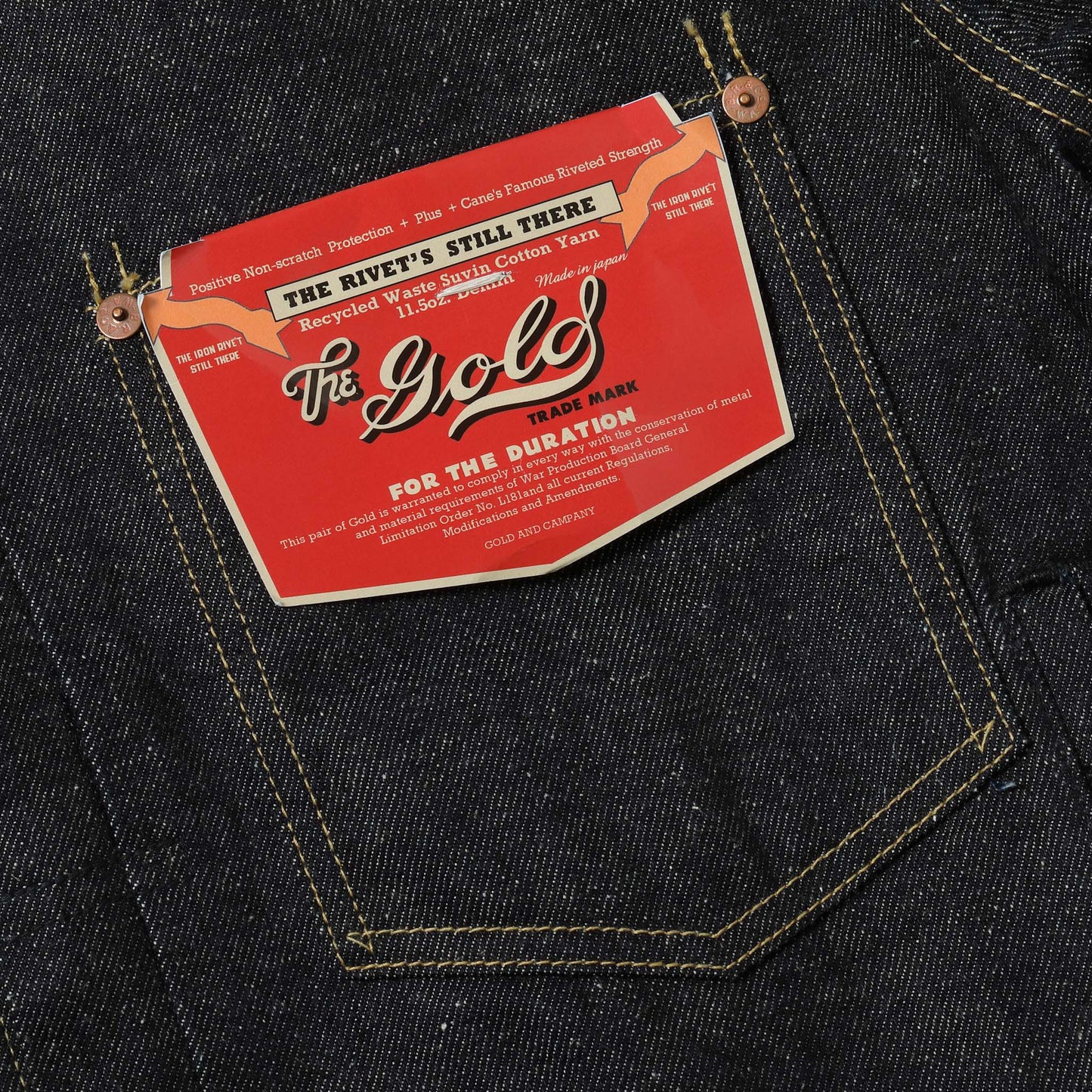 2026年1月2日入荷予定 / GL15860 / RECYCLED WASTE SUVIN COTTON YARN 11.5oz. DENIM BLOUSE WWⅡ MODEL