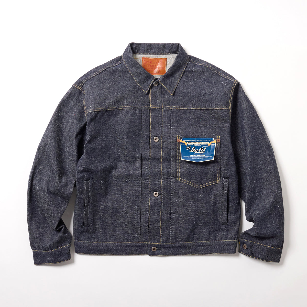 2026年9月19日入荷予定 / GL16001N / RECYCLED WASTE SUVIN COTTON YARN 14oz. DENIM BLOUSE WWⅡ MODEL