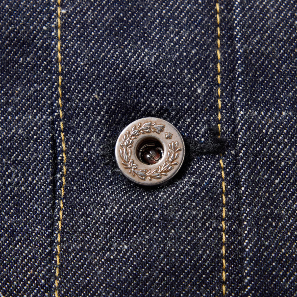 2026年9月19日入荷予定 / GL16001N / RECYCLED WASTE SUVIN COTTON YARN 14oz. DENIM BLOUSE WWⅡ MODEL