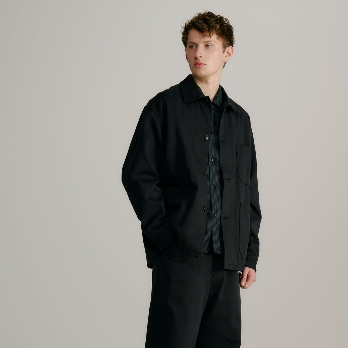 2026年10月31日入荷予定 / GL16005 / SUVIN COTON PIQUE WORK JACKET