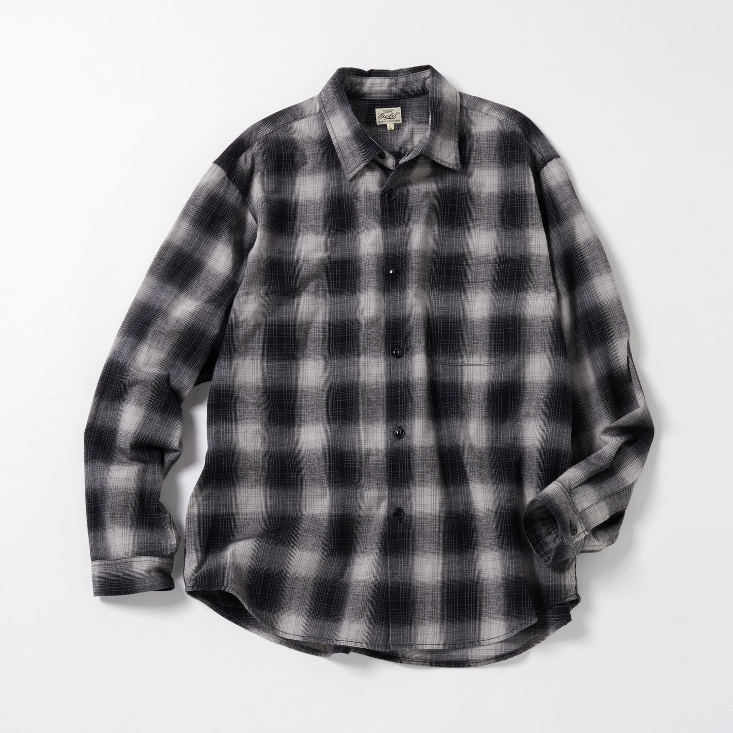 GL29195 / COTTON NEL CHECK REGULAR SHIRT