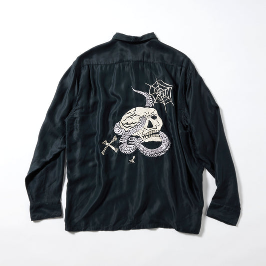 GL29340 / ACETATE SUKA SHIRT “SKULL”