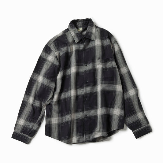 GL29546 / SUVIN COTTON NEL CHECK REGULAR COLLAR SHIRT