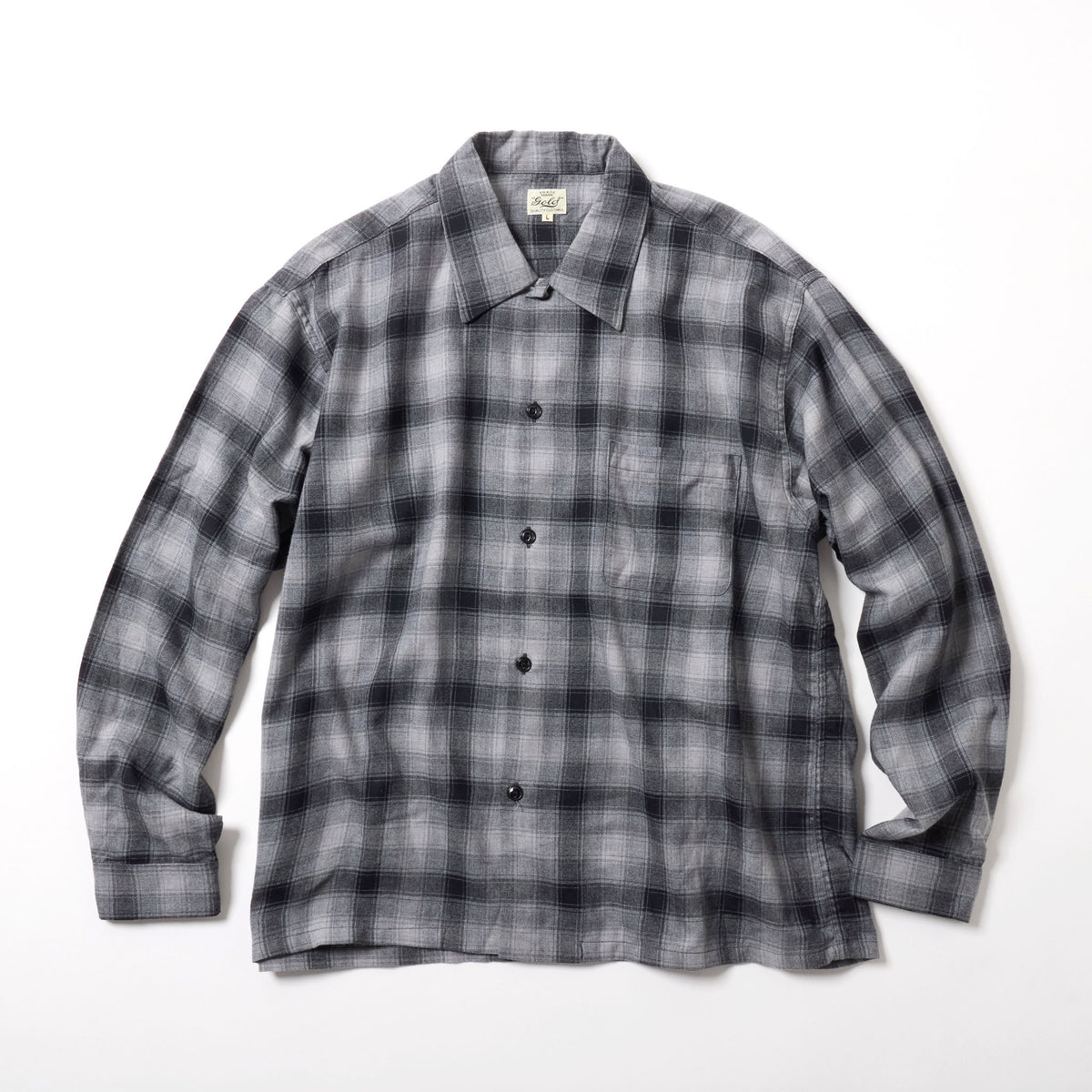 2026年10月24日入荷予定 / GL29753 / Super 120's WOOL CHECK OPEN SHIRT