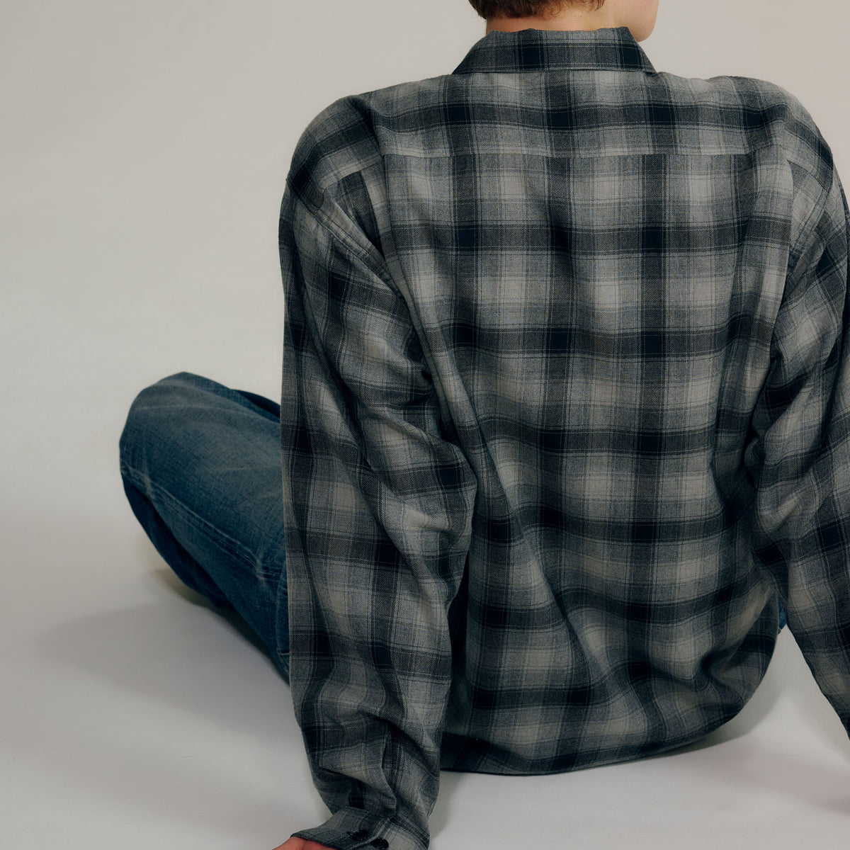 2026年10月24日入荷予定 / GL29753 / Super 120's WOOL CHECK OPEN SHIRT