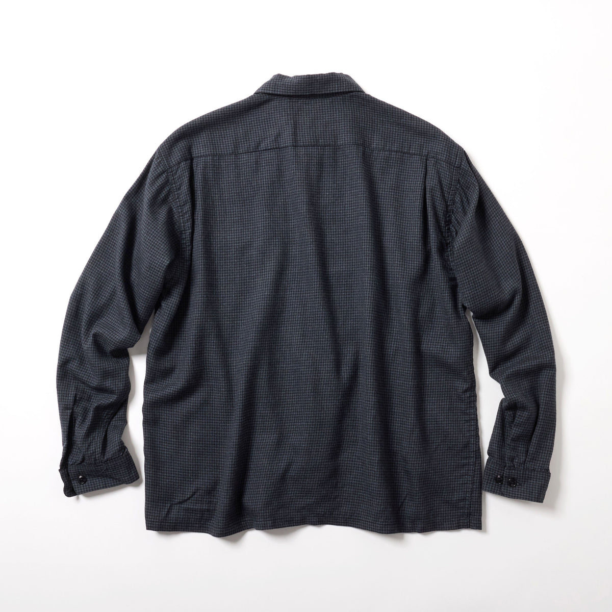 2026年10月24日入荷予定 / GL29753 / Super 120's WOOL CHECK OPEN SHIRT