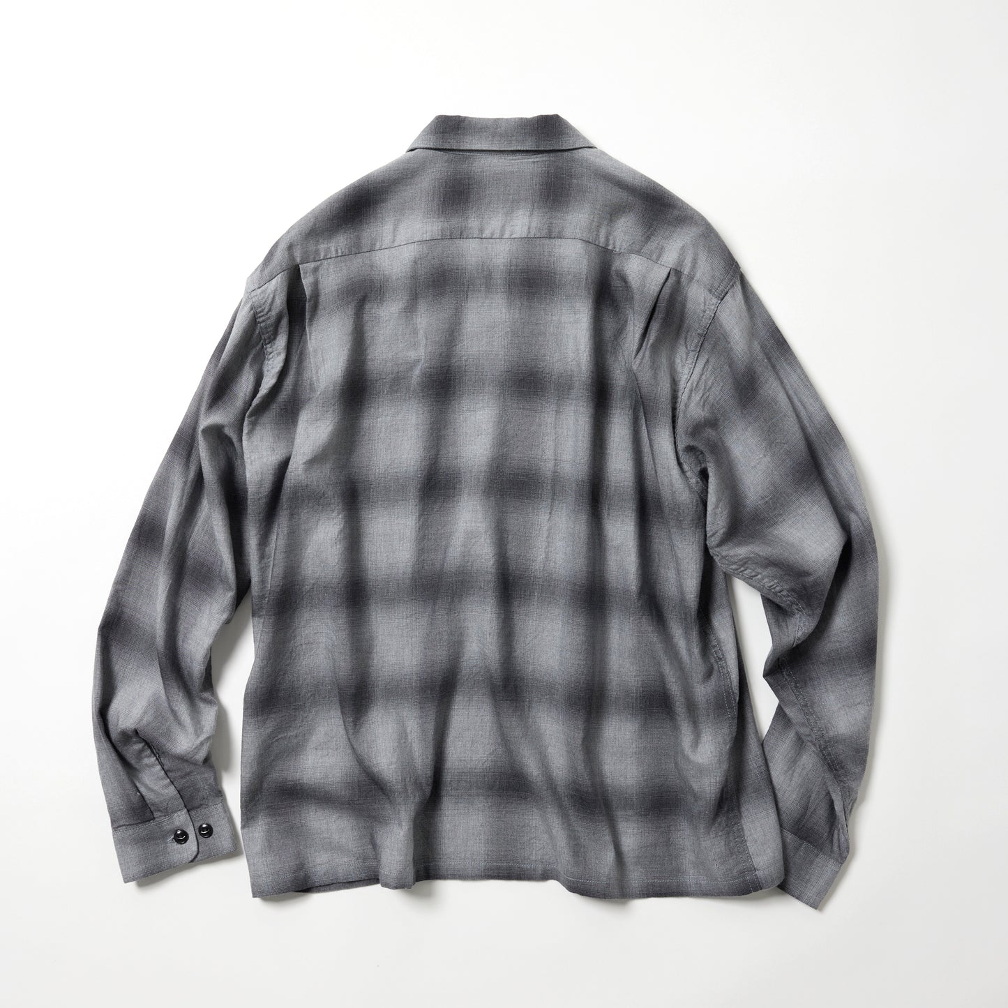 2026年2月14日入荷予定 / GL29646 / COTTON × SILK NEL CHECK OPEN SHIRT