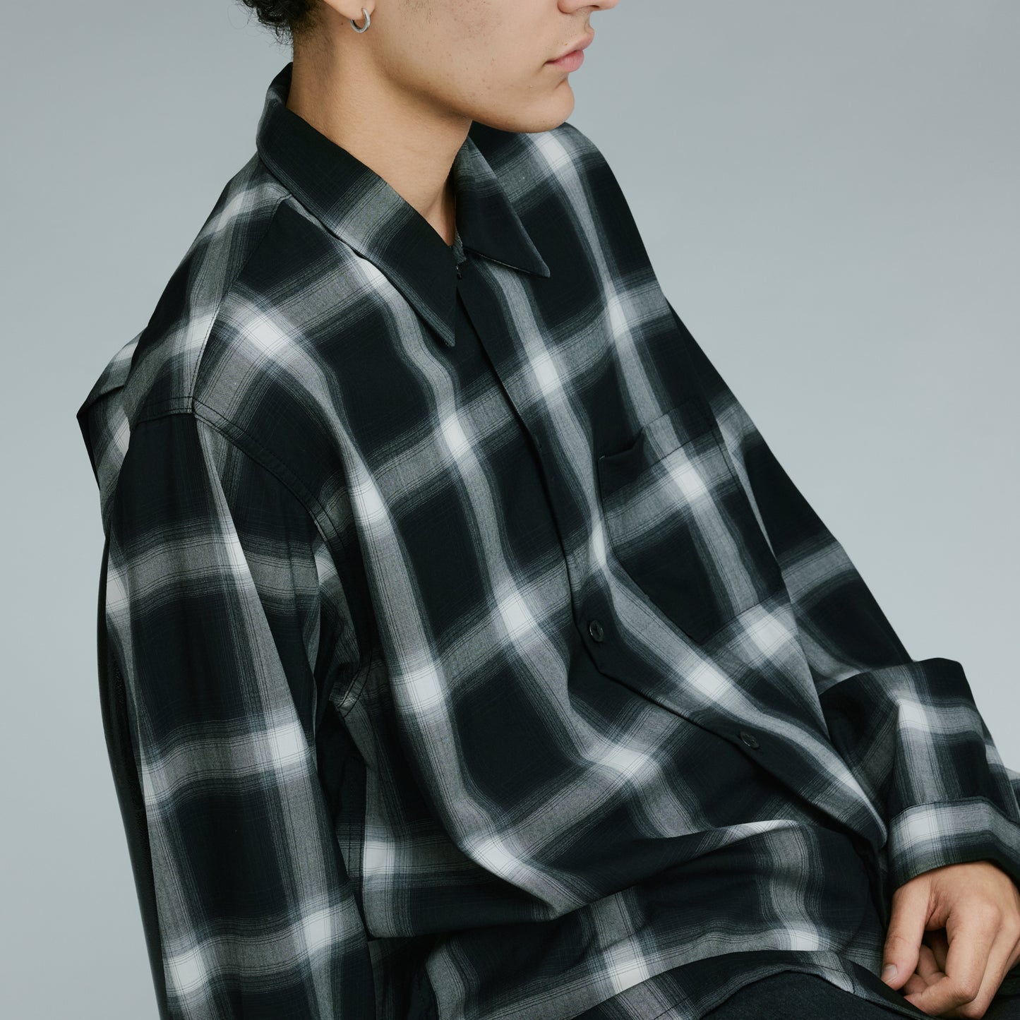 2026年2月14日入荷予定 / GL29647 / Super 140's WOOL TROPICAL OPEN SHIRT