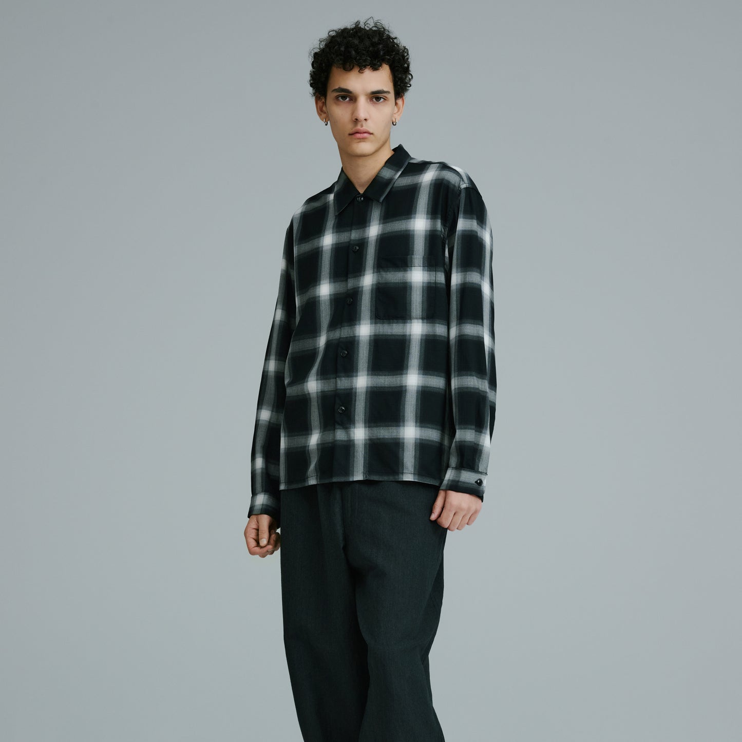 2026年2月14日入荷予定 / GL29647 / Super 140's WOOL TROPICAL OPEN SHIRT