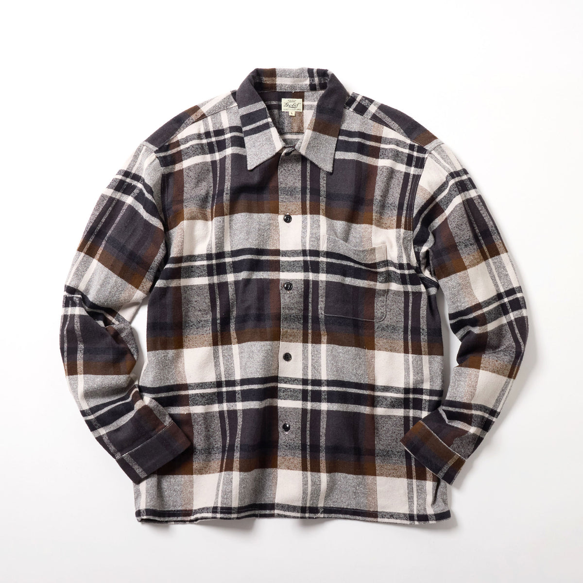 2026年10月24日入荷予定 / GL29754 / COTTON SILK NEP CHECK OPEN SHIRT