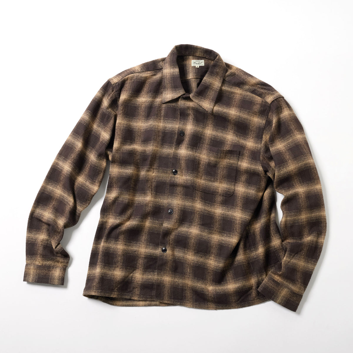 2026年10月24日入荷予定 / GL29754 / COTTON SILK NEP CHECK OPEN SHIRT