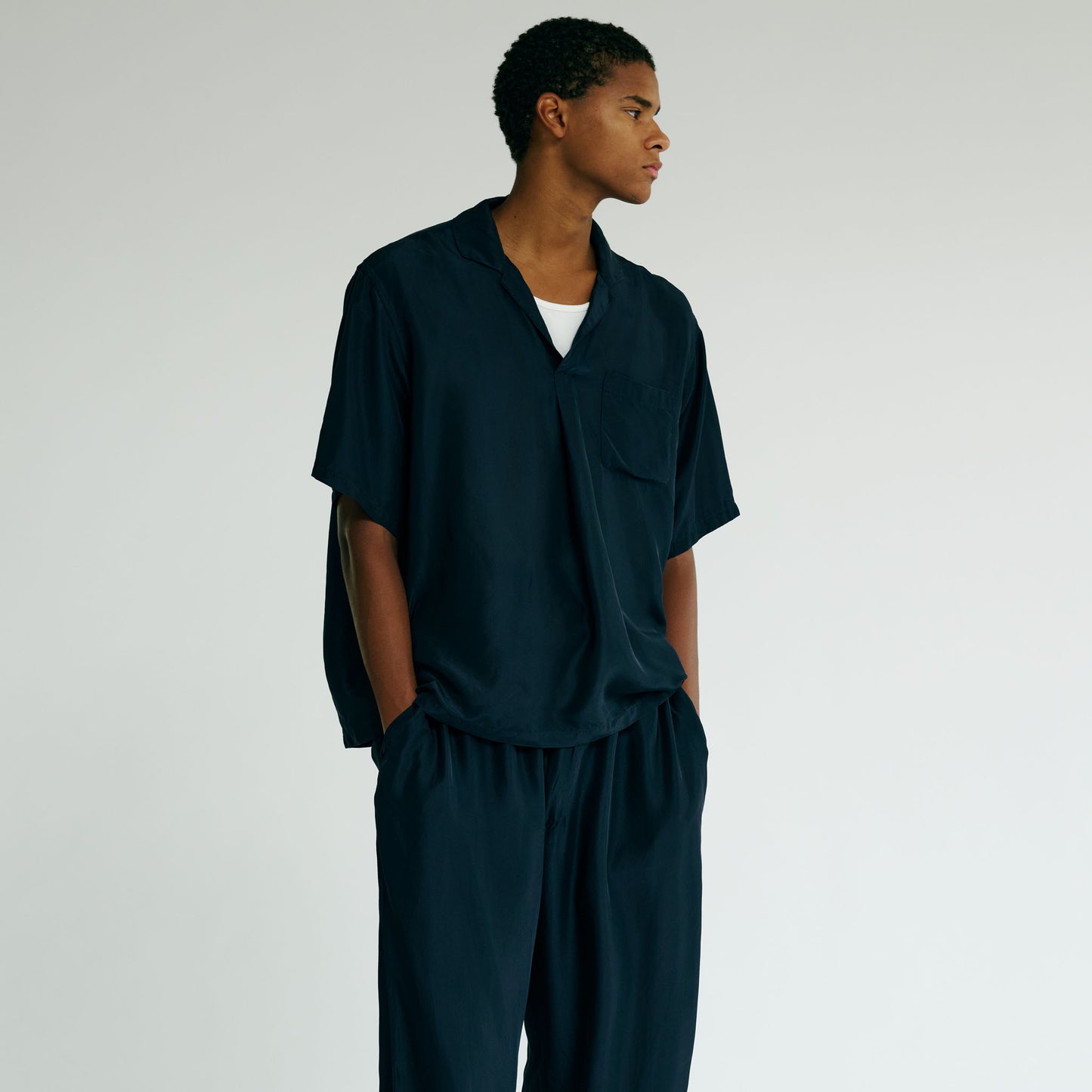 2025年5月3日発売 / GL39439 / SILK FILAMENT SKIPPER SHIRT