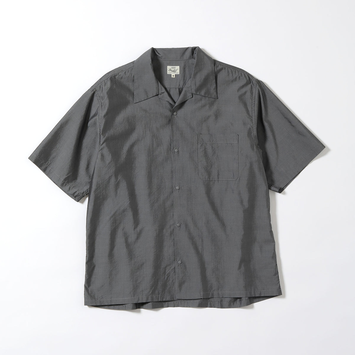 GL39540 / COTTON × SILK CHAMBRAY SNAP SHIRT – gold