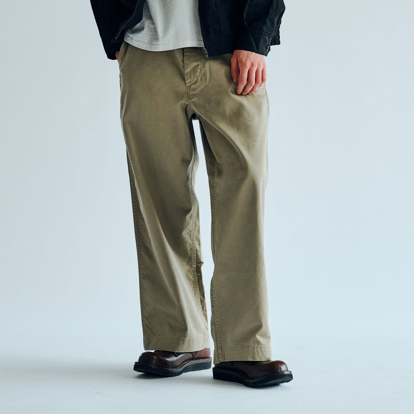 GL42426 / SELVEDGE WEAPON WIDE TROUSERS