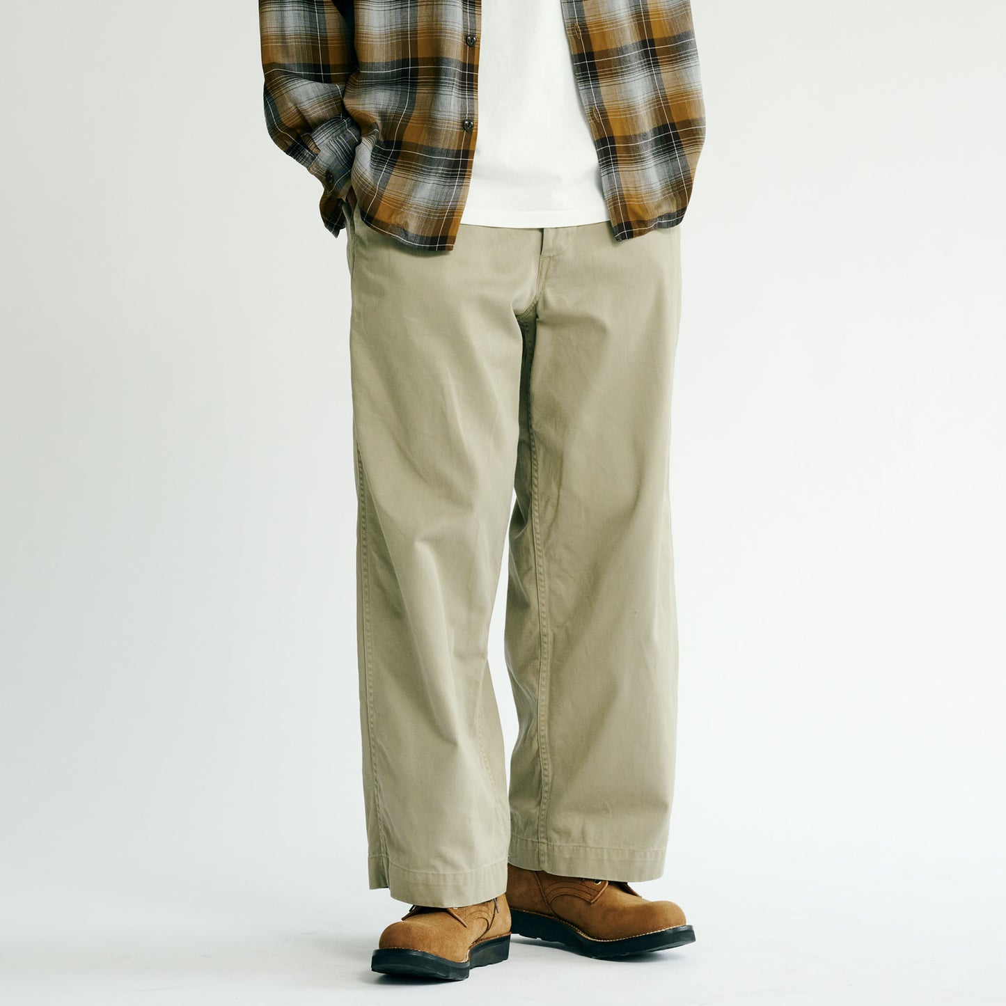 GL42426 / SELVEDGE WEAPON WIDE TROUSERS