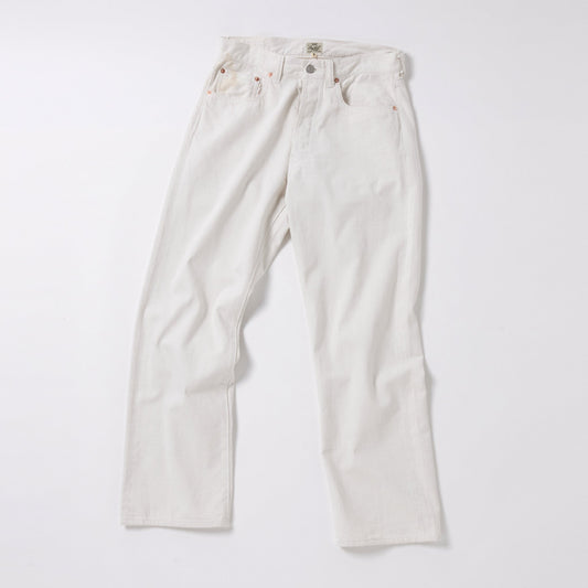 GL42428A / RECYCLED WASTE SUVIN COTTON YARN 11.5oz. DENIM 5POCKET STRAIGHT PANTS