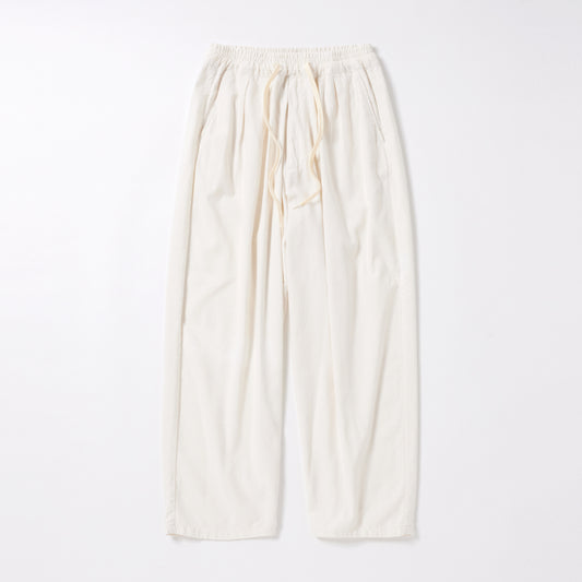 GL42430 / COTTON × SILK NEP DUCK BALLOON PANTS