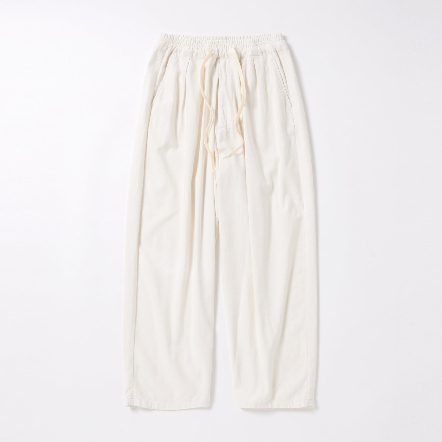 GL42430 / COTTON × SILK NEP DUCK BALLOON PANTS