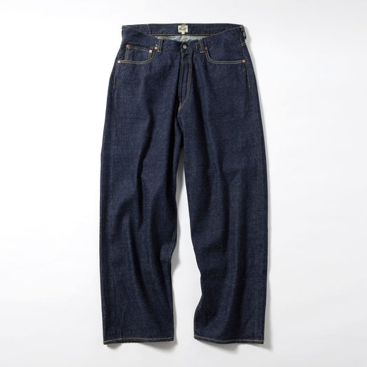 2024年9月7日発売 / GL42472A / RECYCLED WASTE SUVIN COTTON YARN 11.5oz. DENIM 5POCKET WIDE PANTS