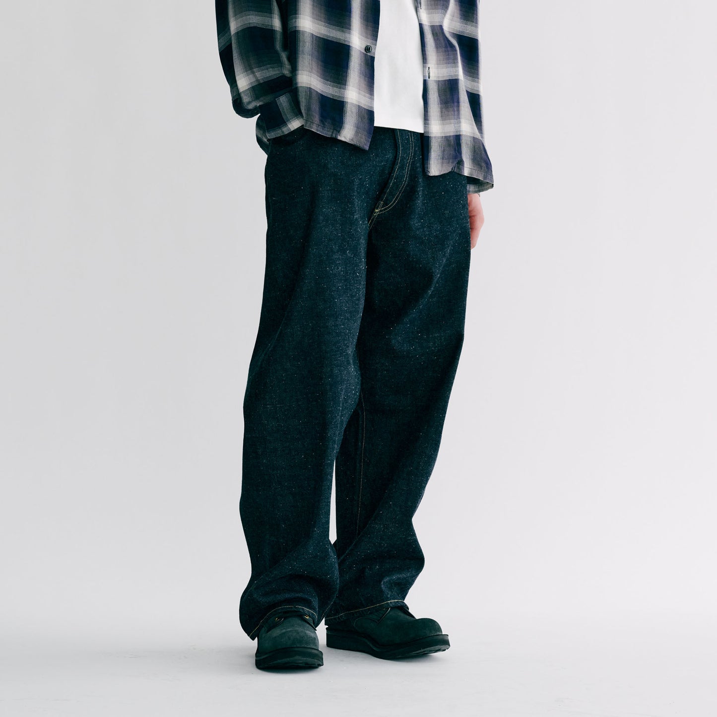 2024年9月7日発売 / GL42472A / RECYCLED WASTE SUVIN COTTON YARN 11.5oz. DENIM 5POCKET WIDE PANTS