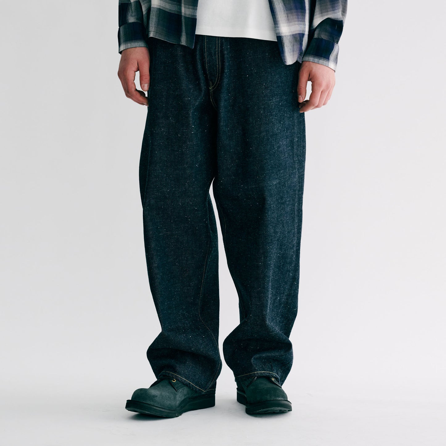 2024年9月7日発売 / GL42472A / RECYCLED WASTE SUVIN COTTON YARN 11.5oz. DENIM 5POCKET WIDE PANTS