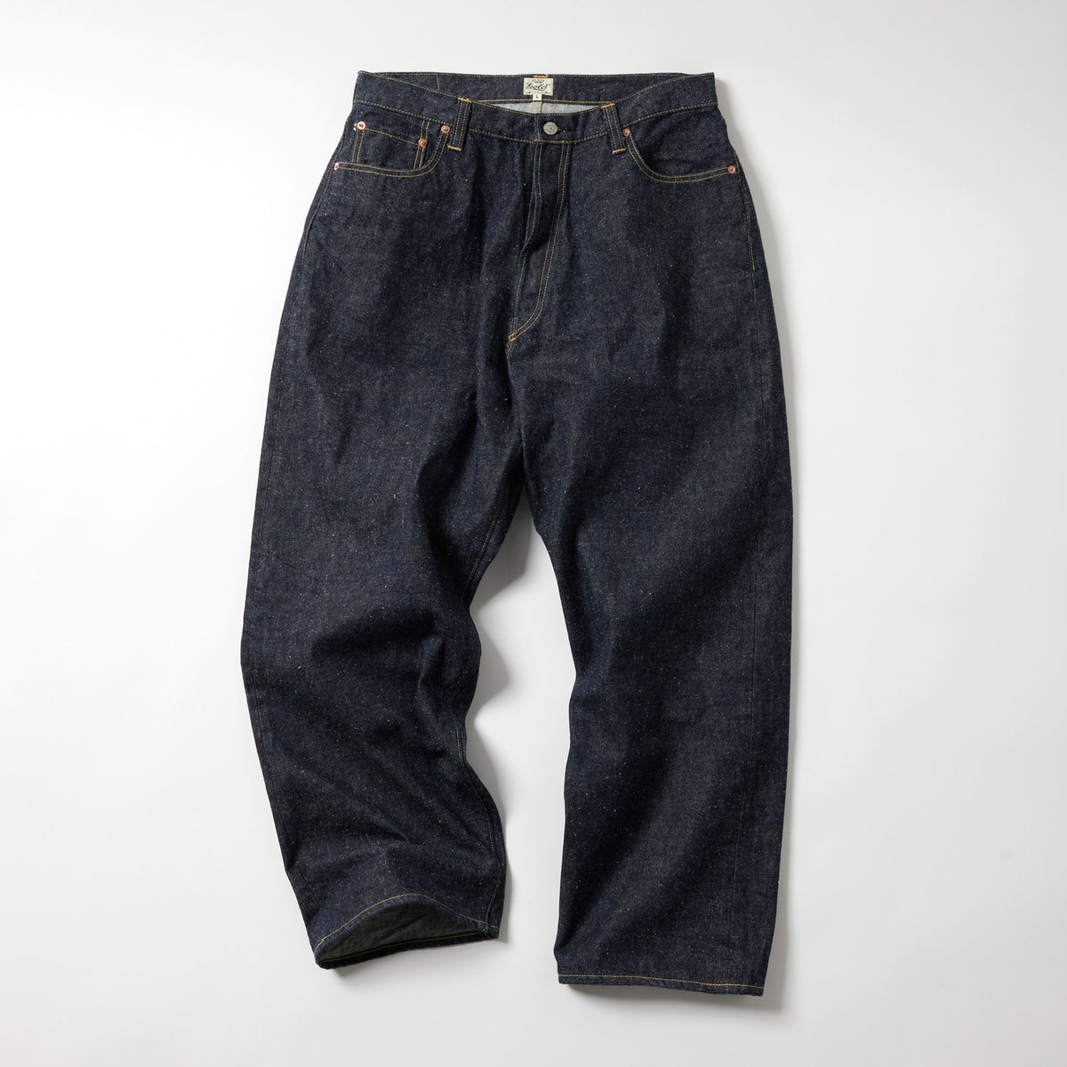 GL42503A / RECYCLED WASTE SUVIN COTTON YARN 14oz. DENIM 5POCKET 