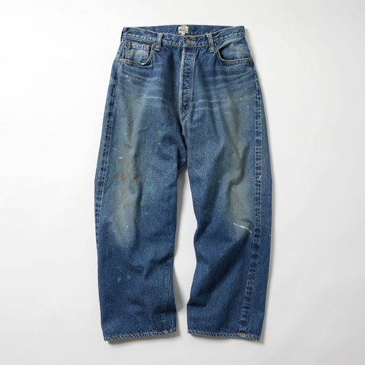2025年4月26日発売 / GL42503H / RECYCLED WASTE SUVIN COTTON YARN 14oz. DENIM 5POCKET WIDE PANTS VINTAGE WASHED