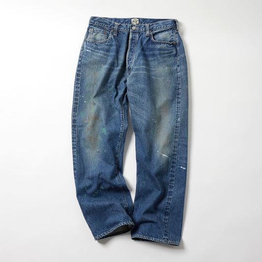 2025年4月26日発売 / GL42504H / RECYCLED WASTE SUVIN COTTON YARN 14oz. DENIM 5POCKET STRAIGHT PANTS VINTAGE WASHED