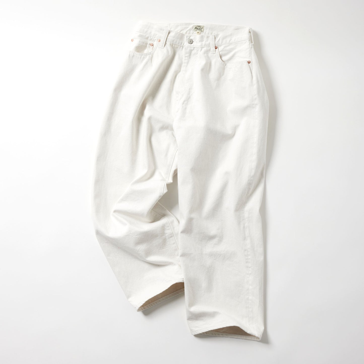 2025年3月22日発売 / GL42505A / RECYCLED WASTE SUVIN COTTON YARN 11.5oz. DENIM 5POCKET WIDE PANTS (ZIPPER FLY)