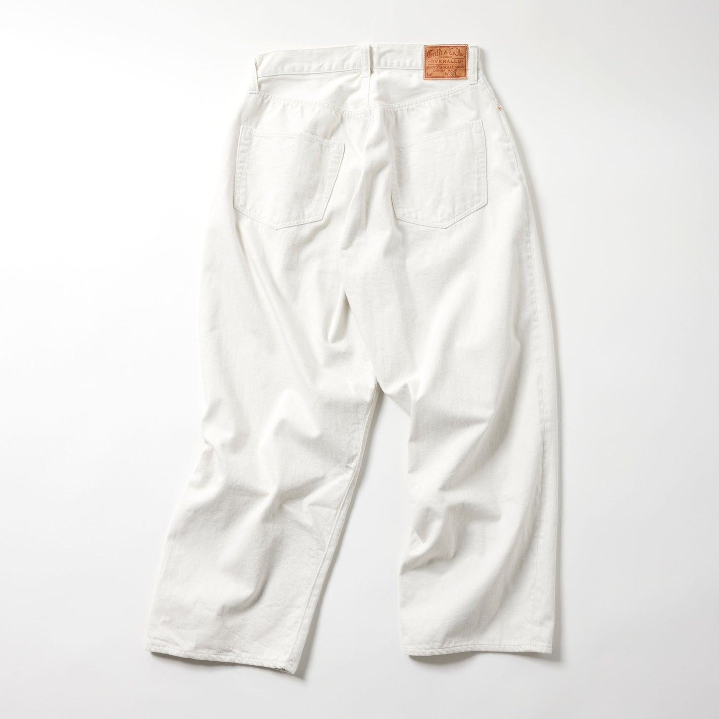 2025年3月22日発売 / GL42505A / RECYCLED WASTE SUVIN COTTON YARN 11.5oz. DENIM 5POCKET WIDE PANTS (ZIPPER FLY)