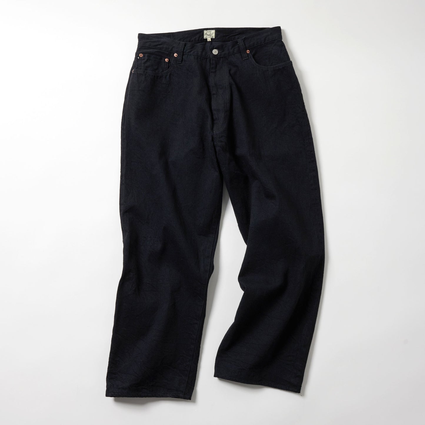 2025年3月22日発売 / GL42505A / RECYCLED WASTE SUVIN COTTON YARN 11.5oz. DENIM 5POCKET WIDE PANTS (ZIPPER FLY)