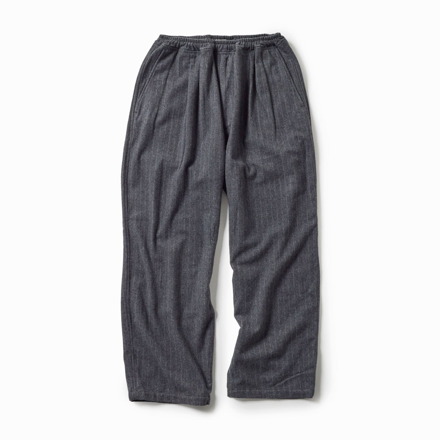 2025年11月29日入荷予定 / GL42576 / Super 160's WOOL HERRINGBONE MOSSER 1TUCK EASY PANTS