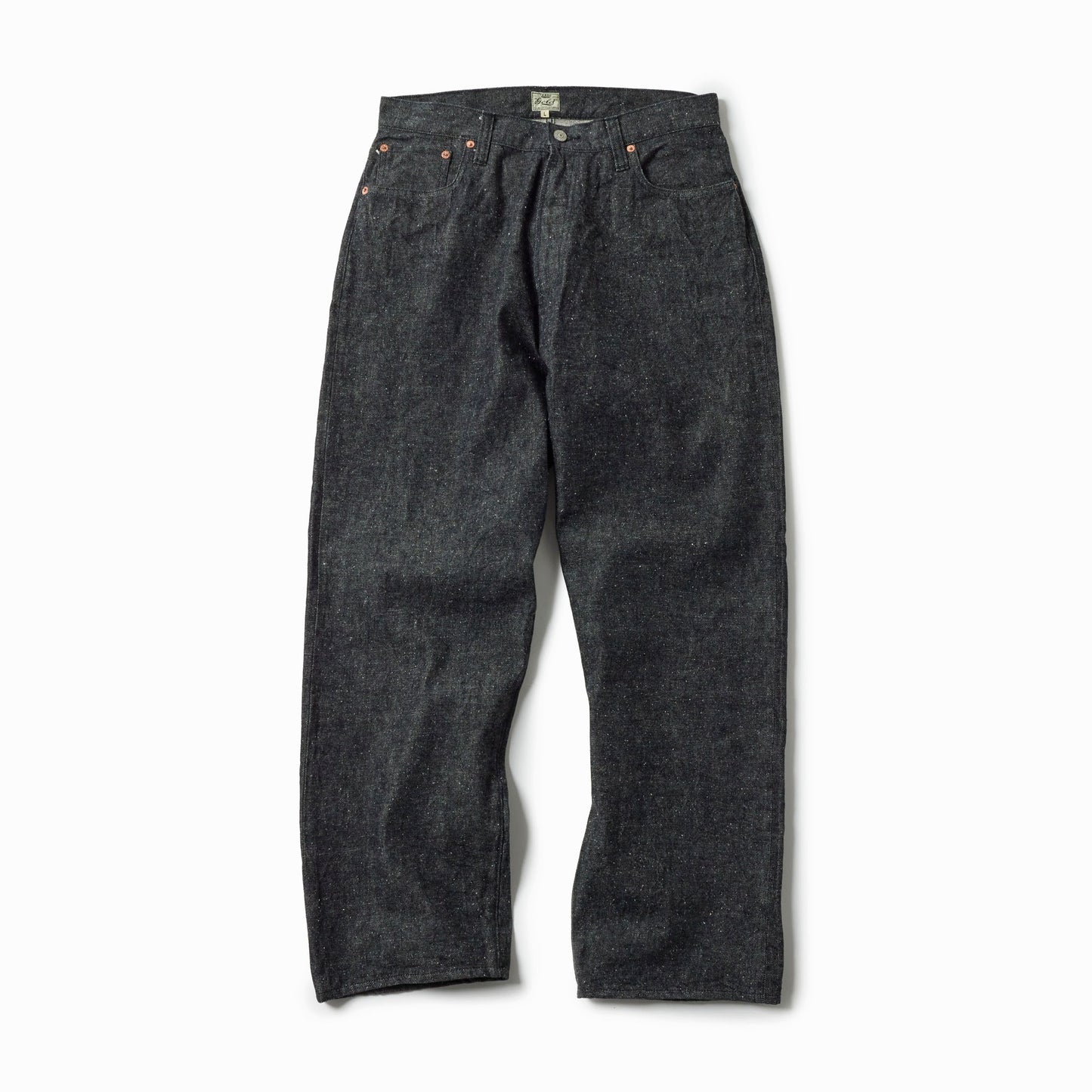 2025年11月29日入荷予定 / GL42579A / RECYCLED WASTE SUVIN COTTON YARN 14oz. DENIM 5POCKET WIDE PANTS